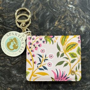 Spartina 449 Floral Keychain Wallet - Pepper Hall Thistle